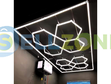 Φωτισμός LED για οροφή και γκαράζ με στοιχεία honeycomb – DUa577